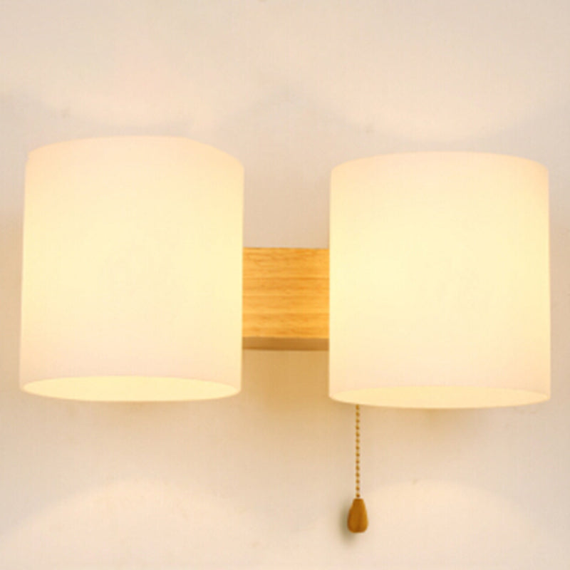 Spherical Wall Disconce Japanese Glass 1 Light Sponces con control inteligente