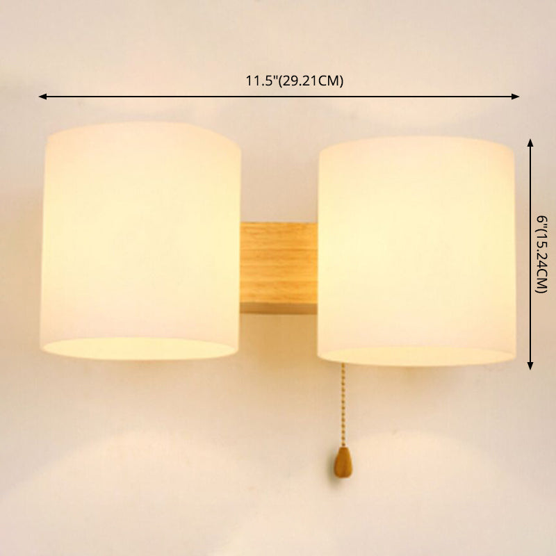 Spherical Wall Disconce Japanese Glass 1 Light Sponces con control inteligente