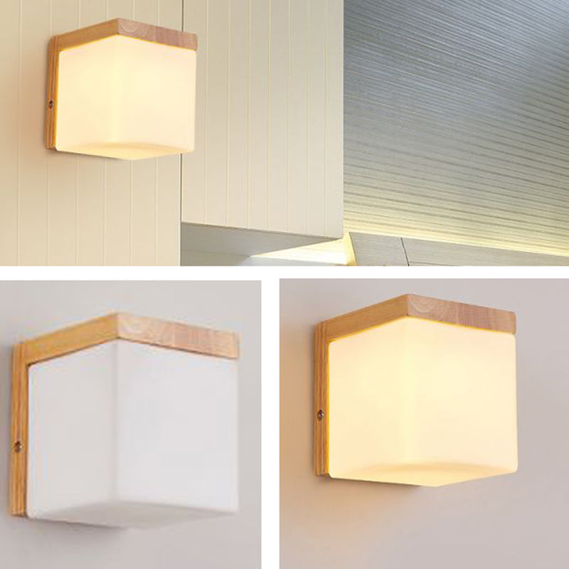 Spherical Wall Disconce Japanese Glass 1 Light Sponces con control inteligente