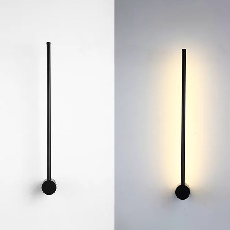 1 Licht linearer Wandleuchten moderner minimalistischer Eisenleuchten Wandleuchte