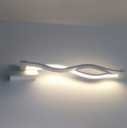 Creative Minimalist Style Linear Wall Sconce Aluminum 2 Lights Sconces
