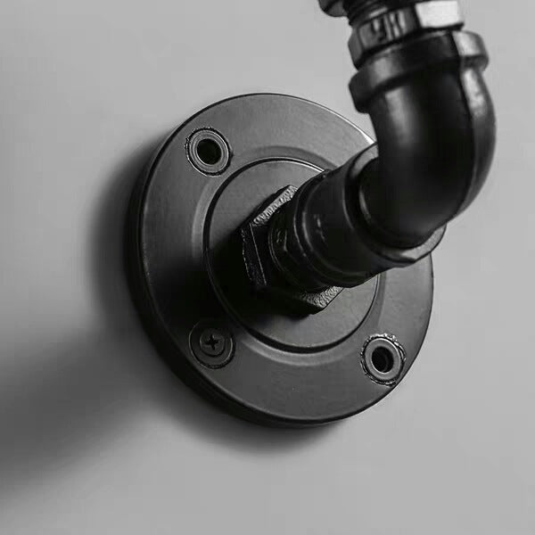 Lampadine aperte con funce parete luce retrò stile industriale in metallo 1 luce leggera