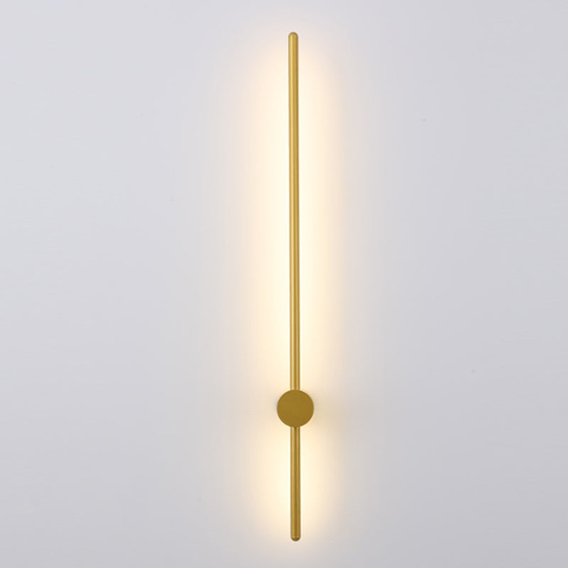 Estilo minimalista moderno Diconteo de pared lineal acrílico 1 apliques de luz