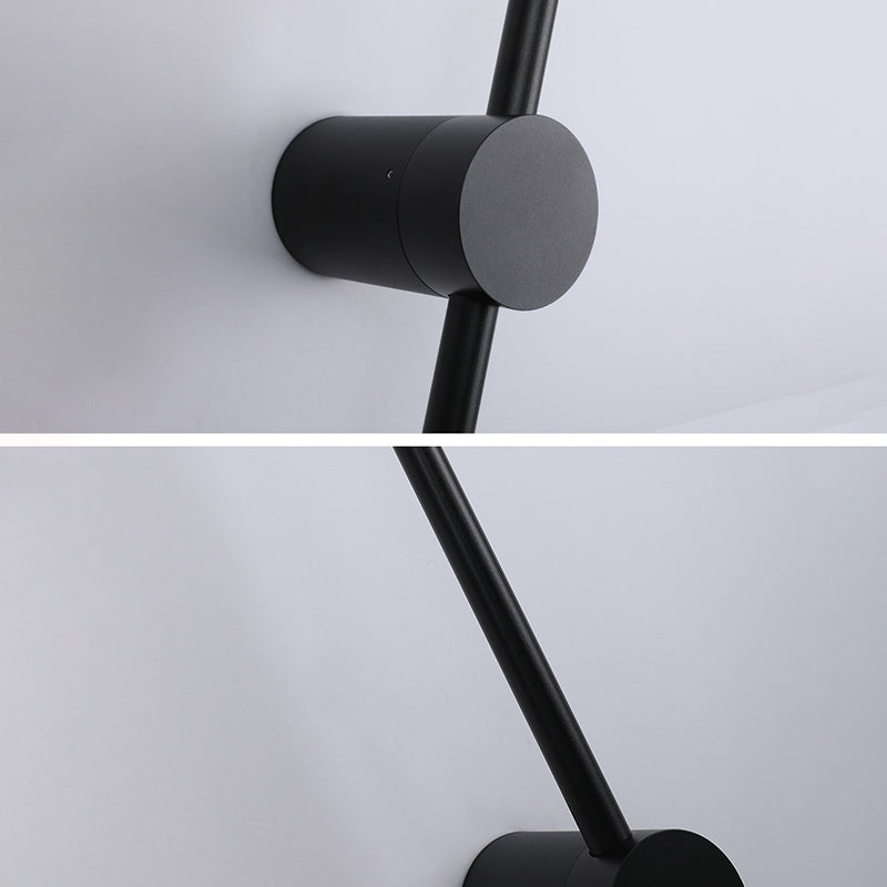 Estilo minimalista moderno Diconteo de pared lineal acrílico 1 apliques de luz