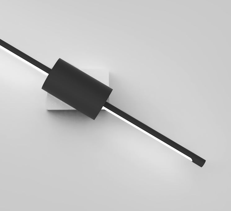 Modern Minimalist Style Linear Sconce Light Fixture Acrylic 1 Light Sconces