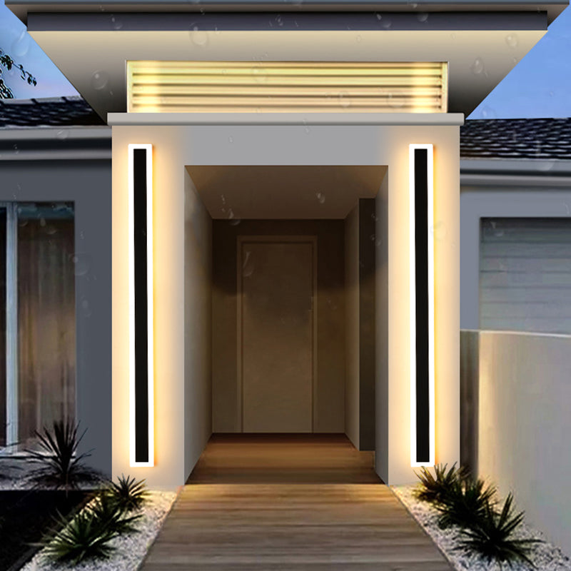 Moderner Stil Linearer Leuchtenleuchten Acryl 1 leichte Leuchten für Outdoor