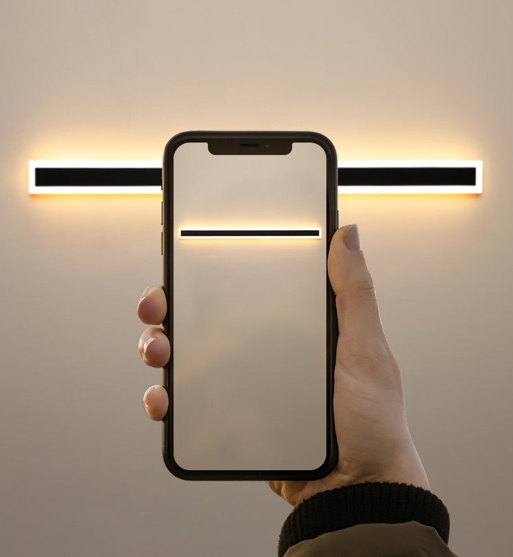 Moderner Stil Linearer Leuchtenleuchten Acryl 1 leichte Leuchten für Outdoor