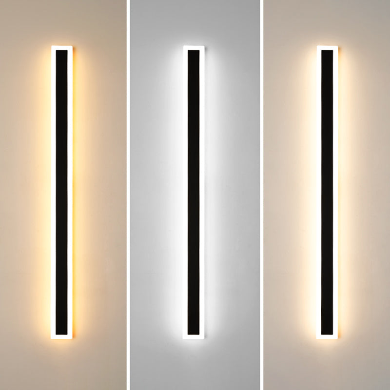 Moderner Stil Linearer Leuchtenleuchten Acryl 1 leichte Leuchten für Outdoor