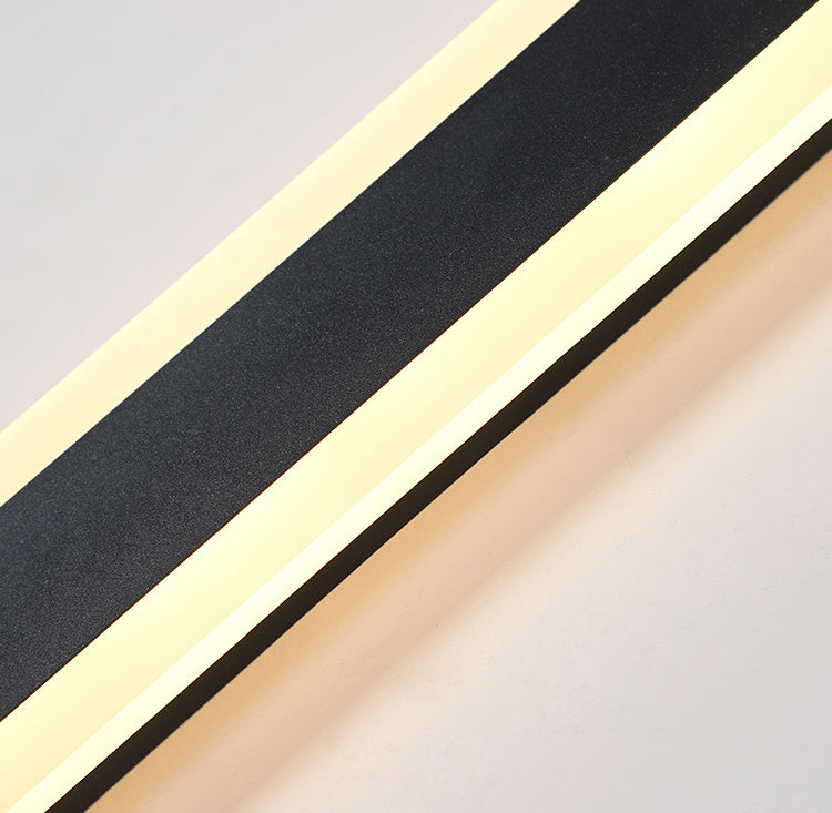 Moderner Stil Linearer Leuchtenleuchten Acryl 1 leichte Leuchten für Outdoor