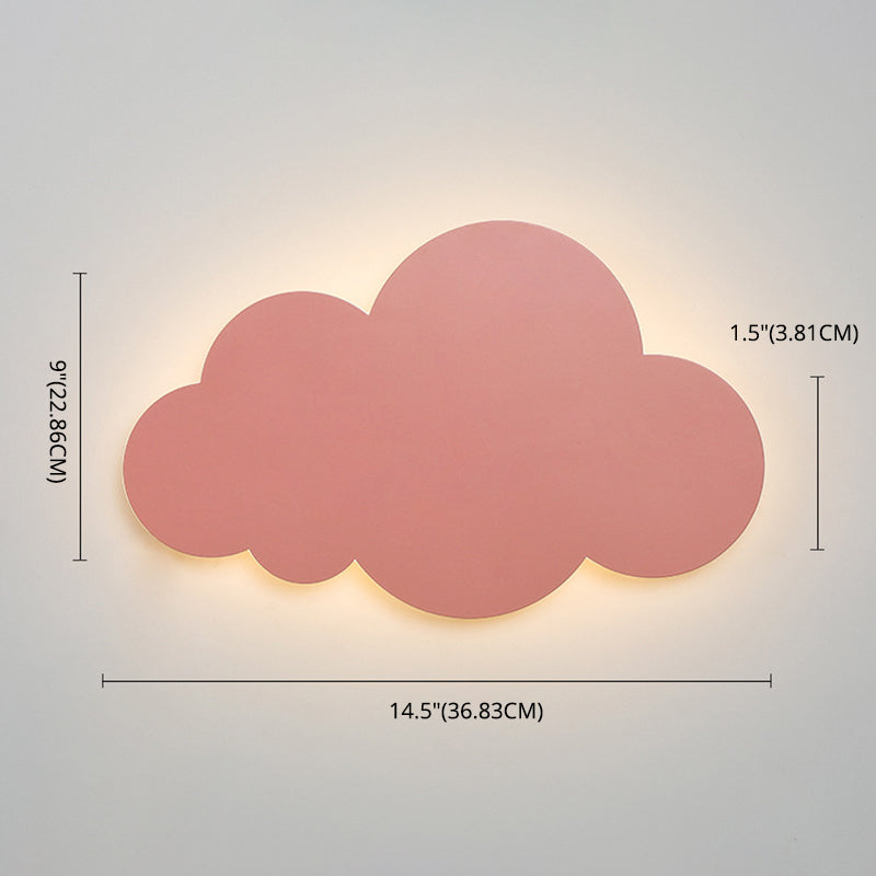 Éclairage d'écran en forme de nuage Creative Minimalist Style Plastic 1 Lumière Approche