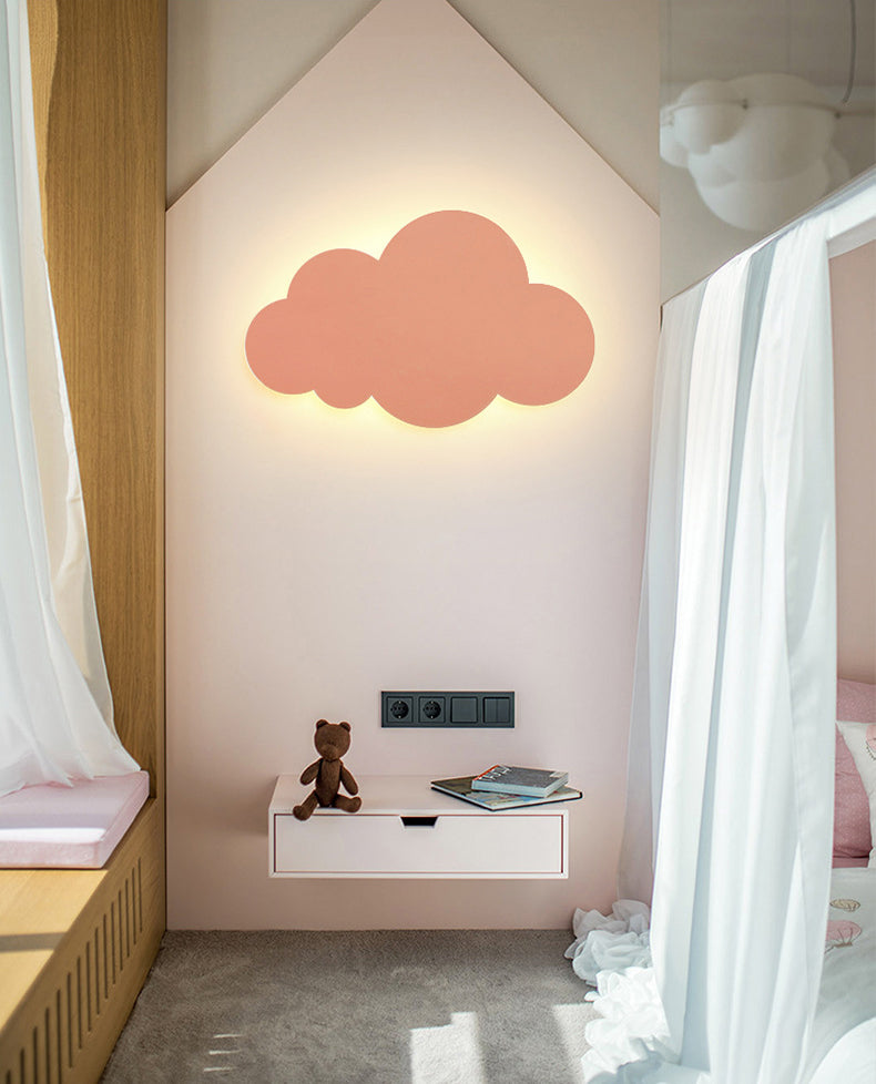 Éclairage d'écran en forme de nuage Creative Minimalist Style Plastic 1 Lumière Approche