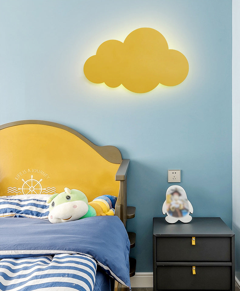 Éclairage d'écran en forme de nuage Creative Minimalist Style Plastic 1 Lumière Approche