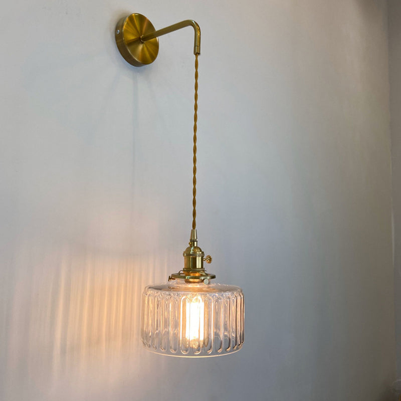 Luz de 1 luces lámpara de luz nórdica apliques de vidrio de estilo creativo nórdico