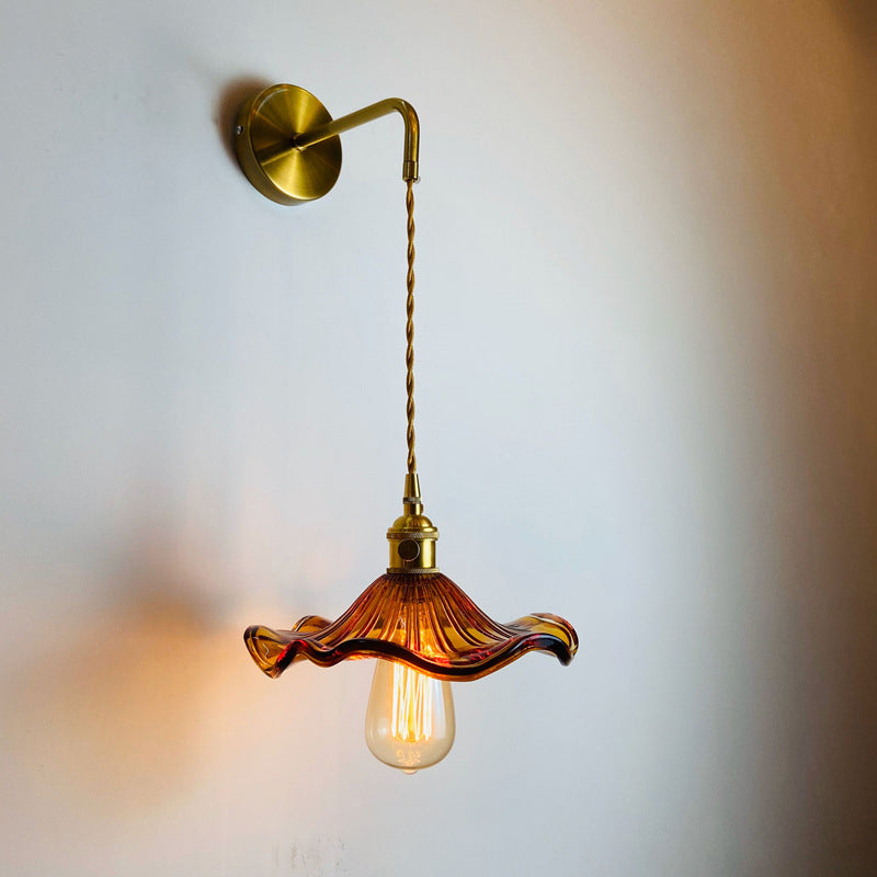 Lampada a 1 lughiprce lampada in stile creativo Nordic Stile di vetro
