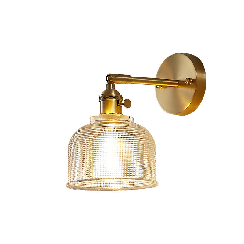Armed Sconce Light Fixture Creative Simple Style Glass 1 Light Sconces