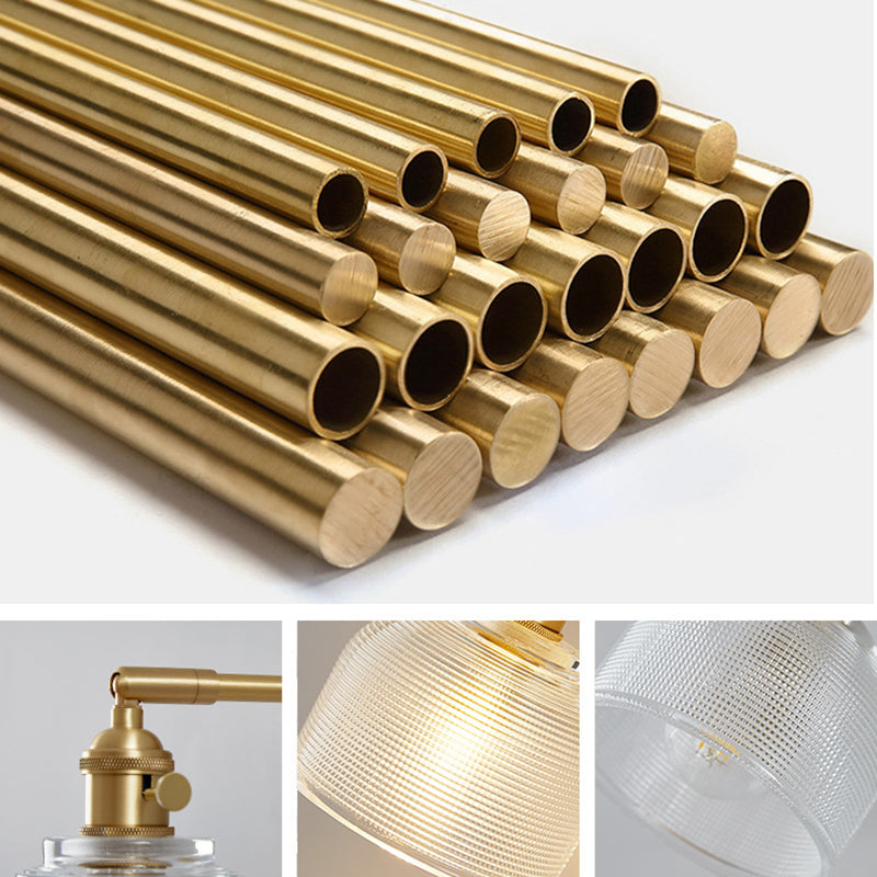 Bewaffnete Leuchtenleuchte kreative einfache Style Glass 1 Lichtleuchten