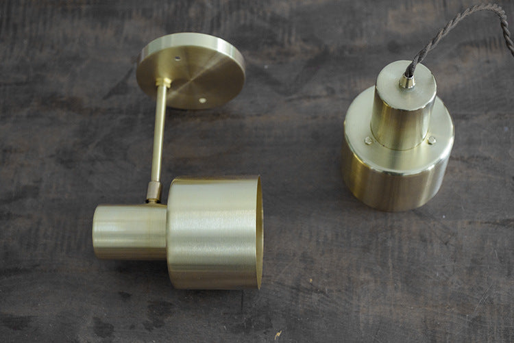 Cylinderical Sconce Light Fixture Modern Minimalist Style 1 Light Sconces for Bedroom