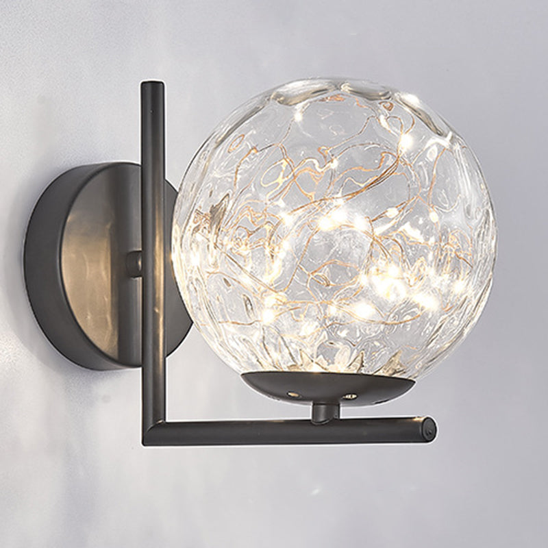 Creative Nordic Nordic Stipical Sconce Sconce Lampade Glass 1 Prononi leggeri