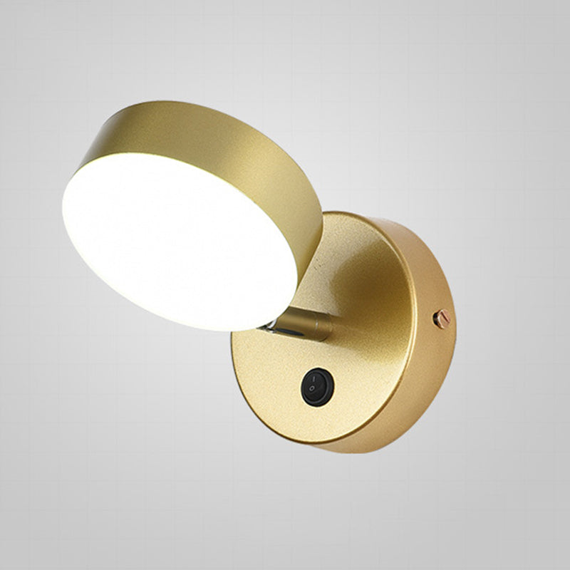 Luminaire à applique cylindrericale Métal de style moderne 1 appliques lumineuses