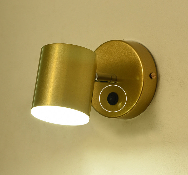 Luminaire à applique cylindrericale Métal de style moderne 1 appliques lumineuses