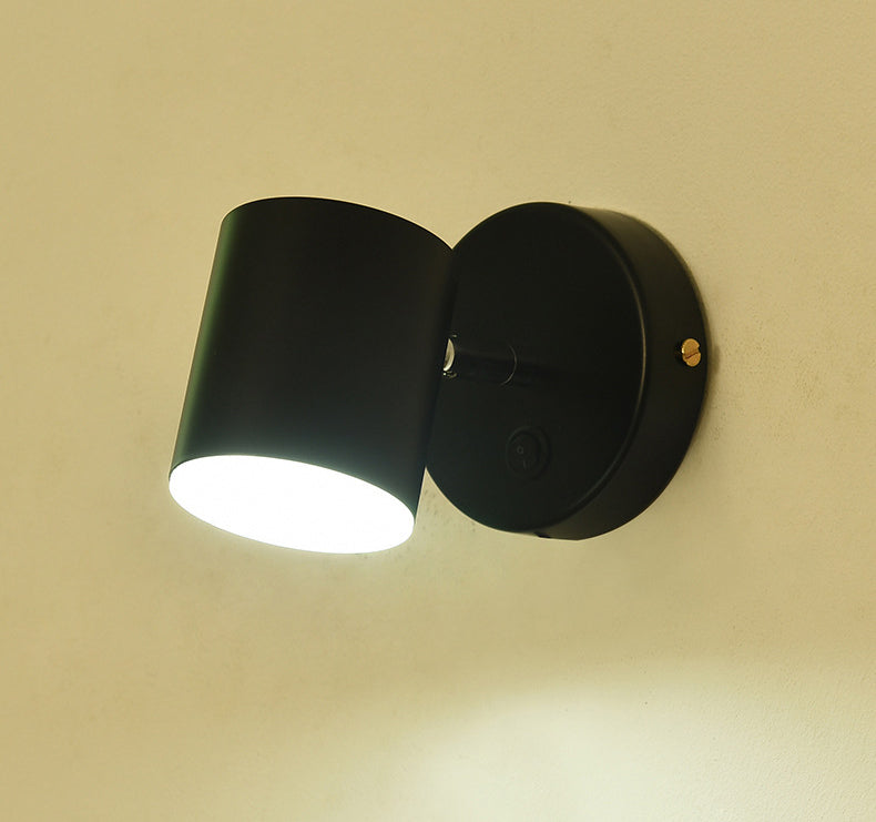 Luminaire à applique cylindrericale Métal de style moderne 1 appliques lumineuses