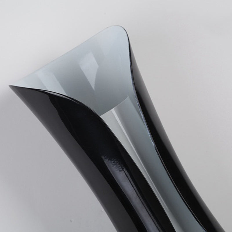 Metallische Schwarz/Weiß-Wandlampe gebogene 2-Licht modernistische Leuchtenleuchte, 13 "/21"/30 "H