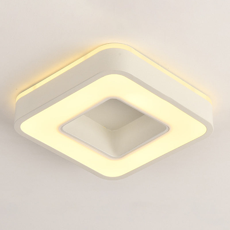 2" Height Hollow Design LED Ceiling Light Modern Style Flush Mount Lighting Fixture for Office Business Room