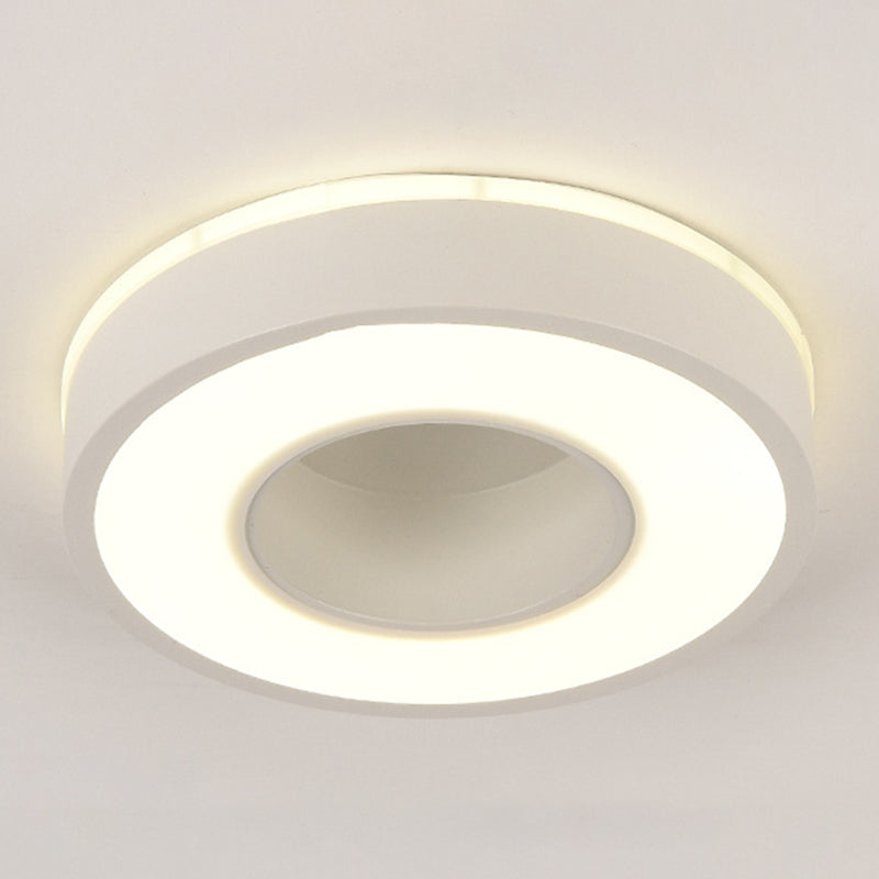 2" Height Hollow Design LED Ceiling Light Modern Style Flush Mount Lighting Fixture for Office Business Room