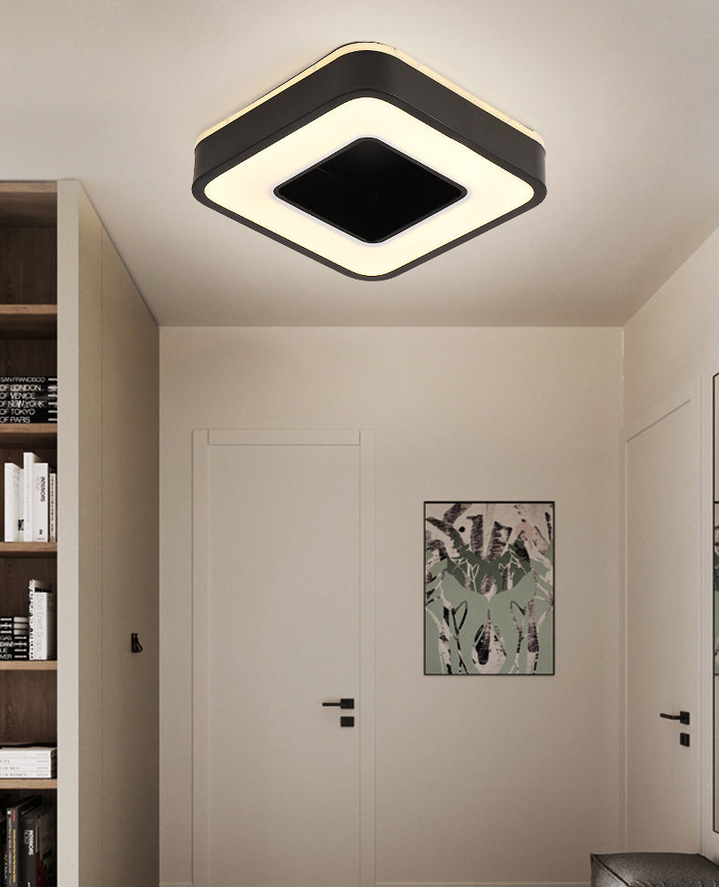 2" Height Hollow Design LED Ceiling Light Modern Style Flush Mount Lighting Fixture for Office Business Room