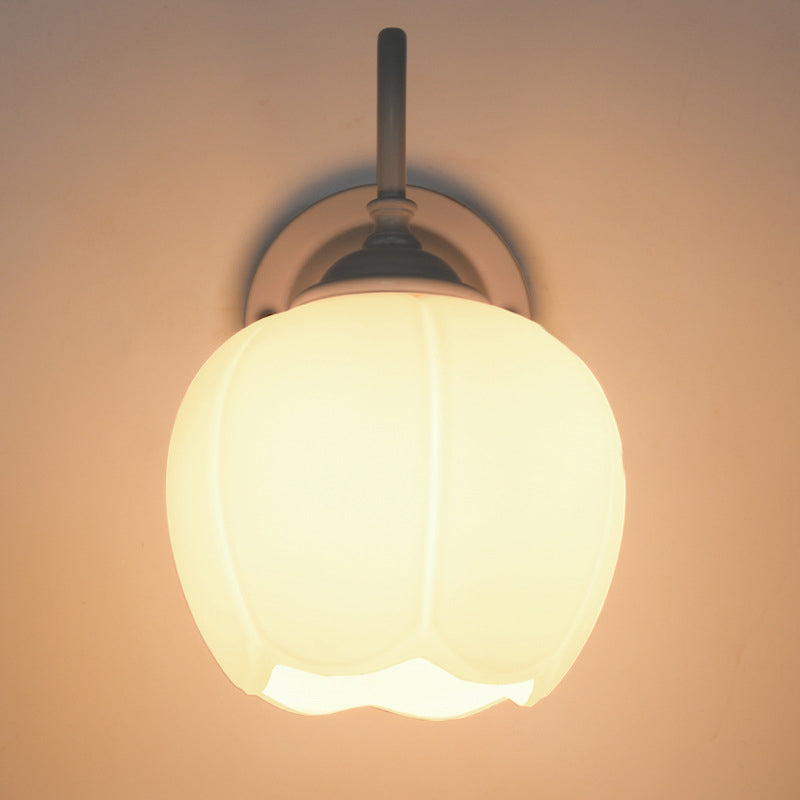 Gooseneck Wall Light Sconce Industrial Style Glass 1 Light Sconces