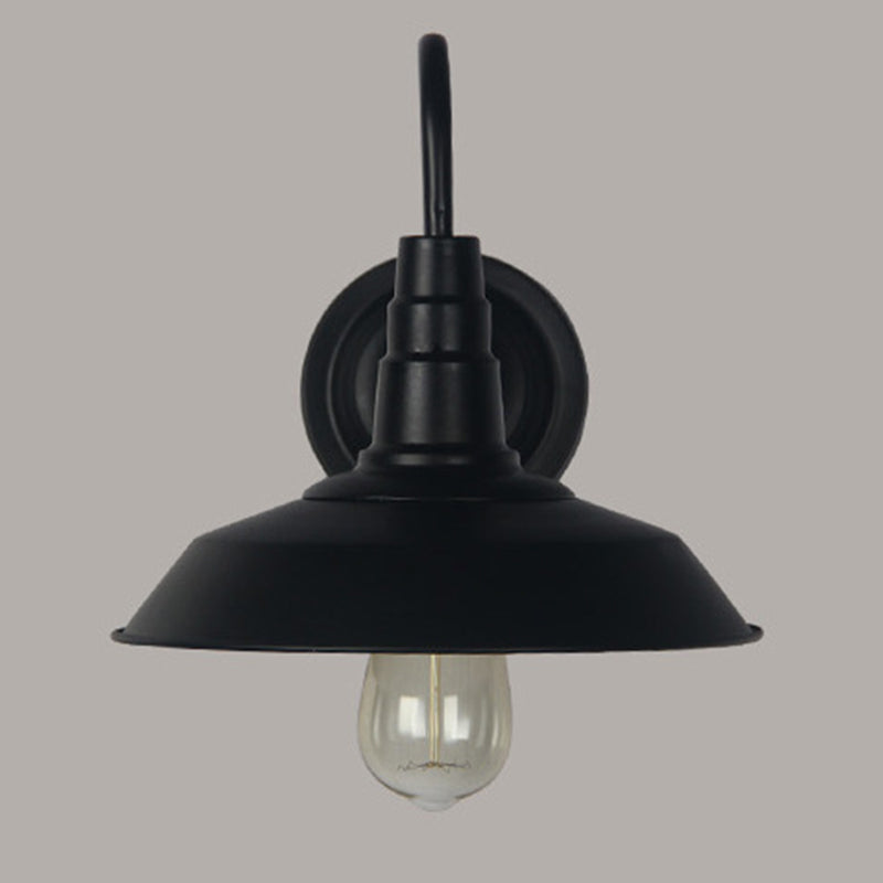 Warehouse Shade Metal Wall Light Fixture American Industrial Style 1 Light Sconces