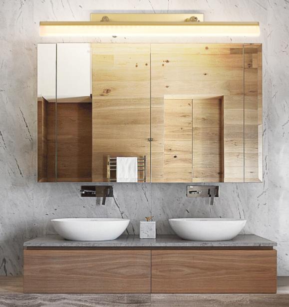 Luce Extravagant Linear Vanity Fishestures Acrilic Vanity Sconce