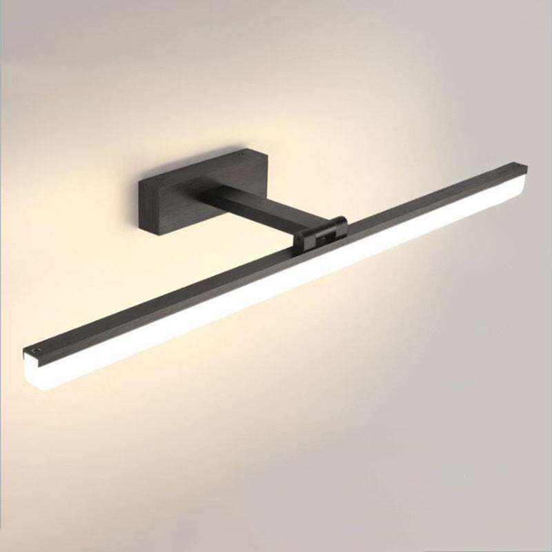 Linear Vanity Lighting Fixtures Modern Minimalist Style Plastic Vanity Lights