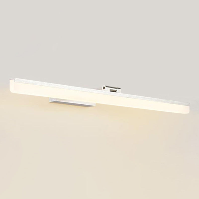 Linear Vanity Lighting Fixtures Modern Minimalist Style Plastic Vanity Lights