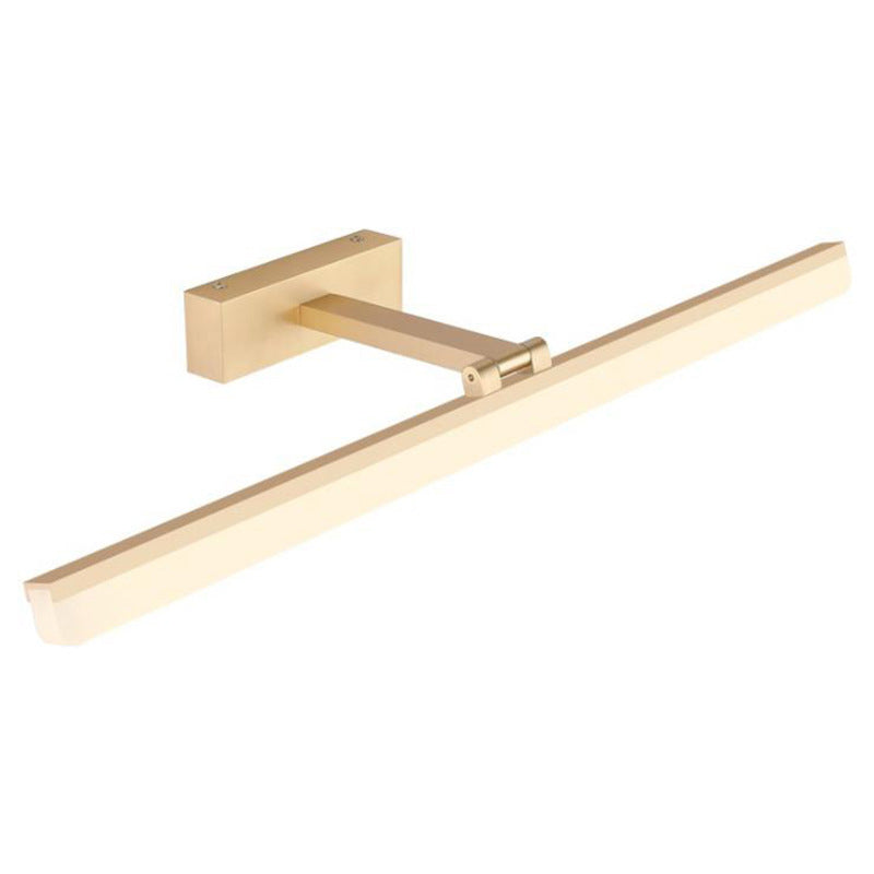 Linear Vanity Lighting Fixtures Modern Minimalist Style Plastic Vanity Lights