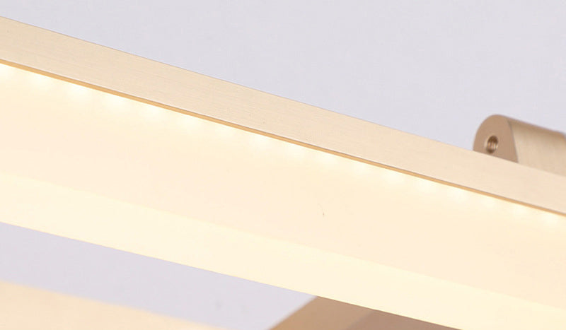 Linear Vanity Lighting Fixtures Modern Minimalist Style Plastic Vanity Lights