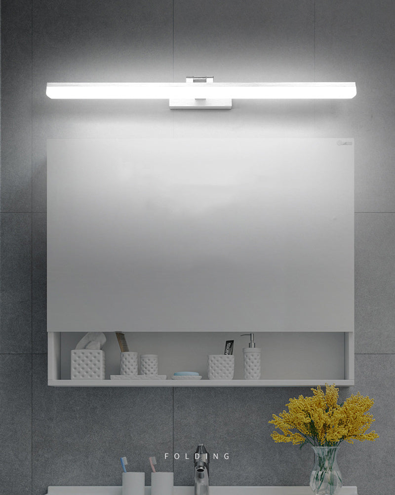 Linear Vanity Lighting Fixtures Modern Minimalist Style Plastic Vanity Lights