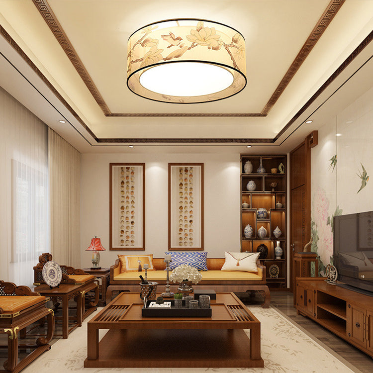 Stof vierkante inbouwverlichting moderne stijl beige inbouw plafondlamp