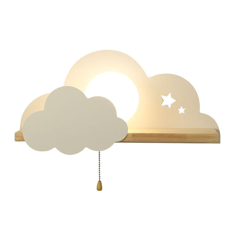 Moderna semplicità nuvola a parete a parete leggera monte muro di lampada per camera da letto