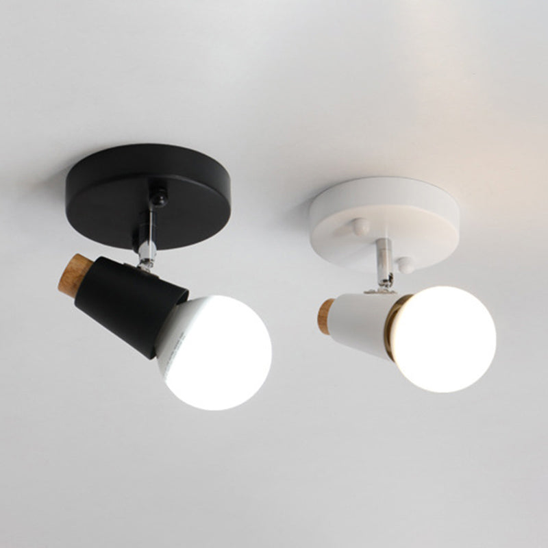 Cone Wall Light Sconce Modern Minimalist Style Metal 1 Light Sconces