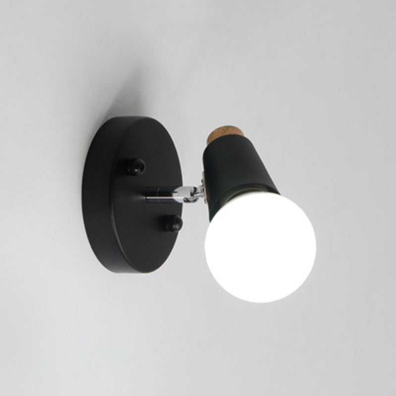 Cone Wall Light Sconce Modern Minimalist Style Metal 1 Light Sconces