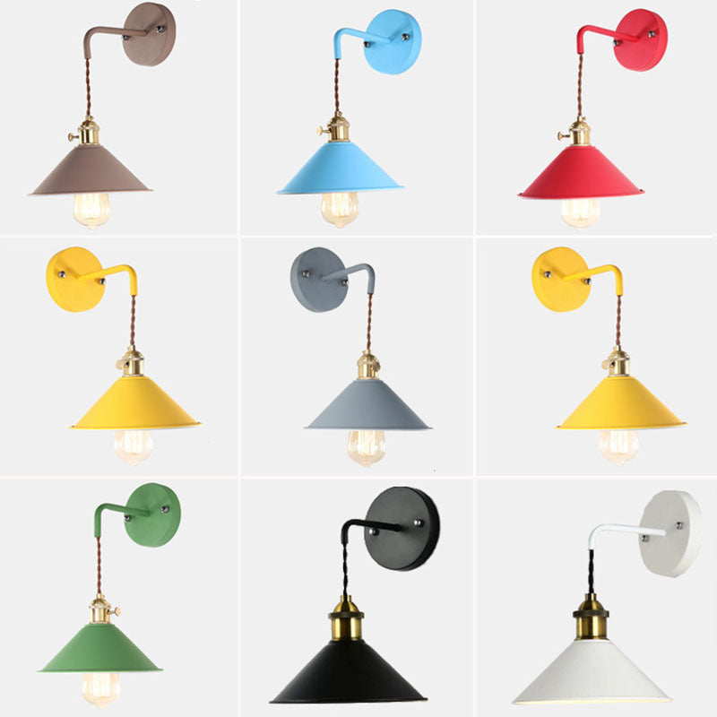 Kegel muurlicht sConce Noordse minimalistische stijl metaal 1 lichte staten