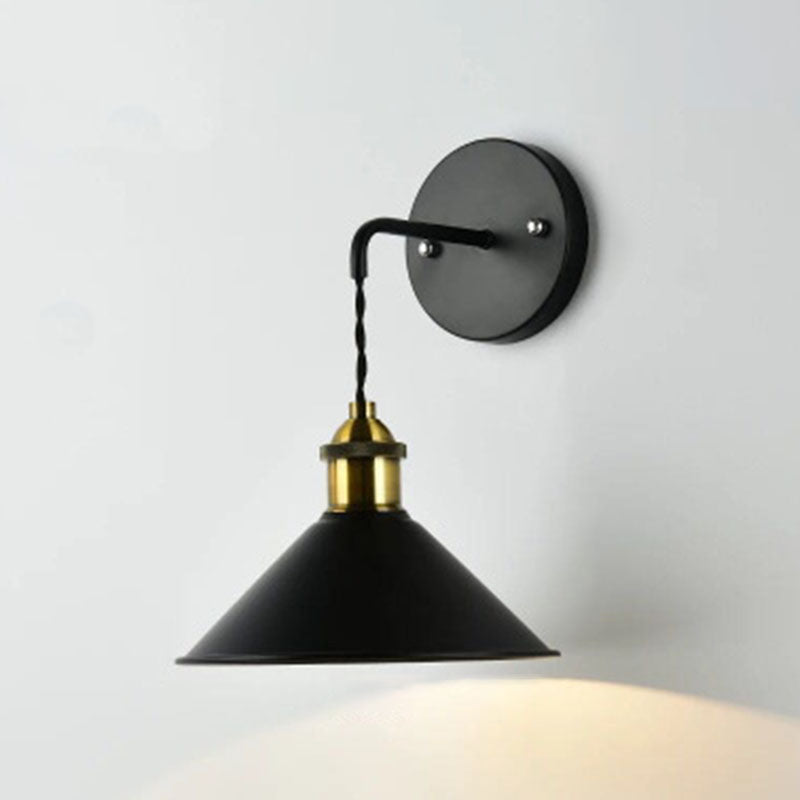 Cone Wall Light Sponce Nordic Minimalist Style Metal 1 Light Sponces