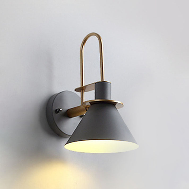 Gearceerde muurlicht SCONCE NOORDEN Minimalistische stijl Metaal 1 Lichte staten