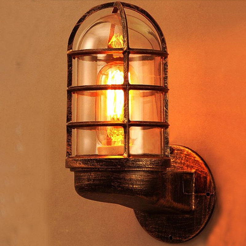 Luz de pared de metal sombreada Diconce American Industrial Style 1 Light Sponces