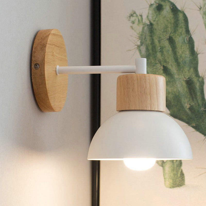 Contemporary Dome Wall Mounted Lights Metal Wall Mounted Lamp for Bedroom