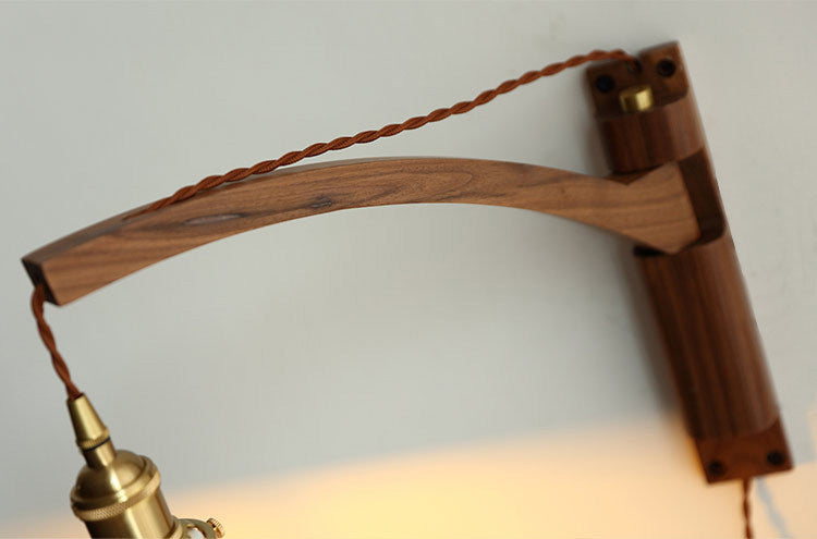 Vintage Simplicity Cone Wall Light Sconce Opal Glass Wall Light Fixtures for Bedroom