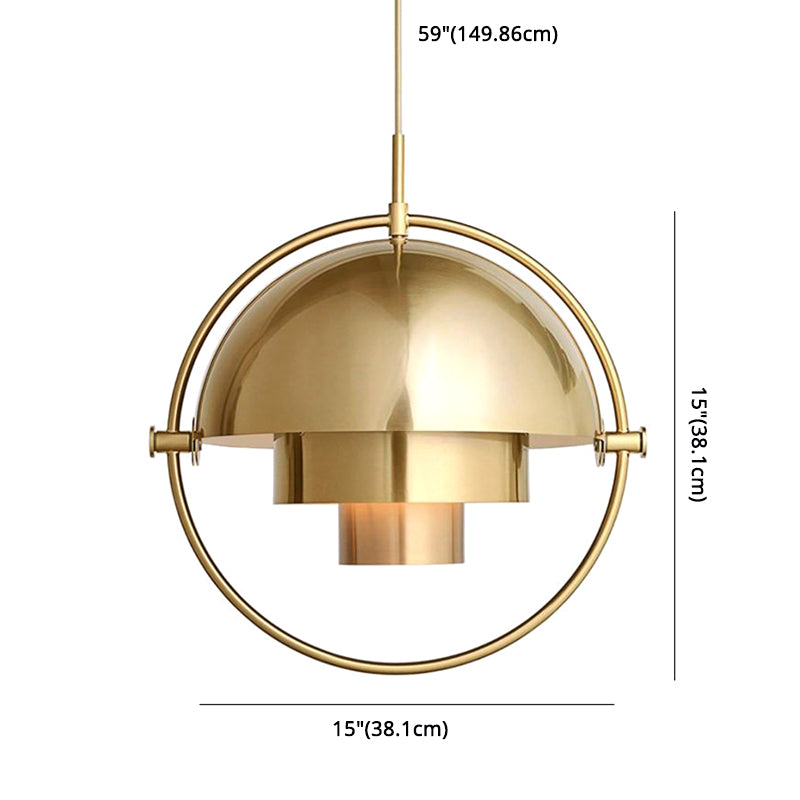 Deformierbares Design kreatives hängendes hanges leichte postmoderne Stil Single Lampe Suspension Anhängerlampe für Schlafzimmer