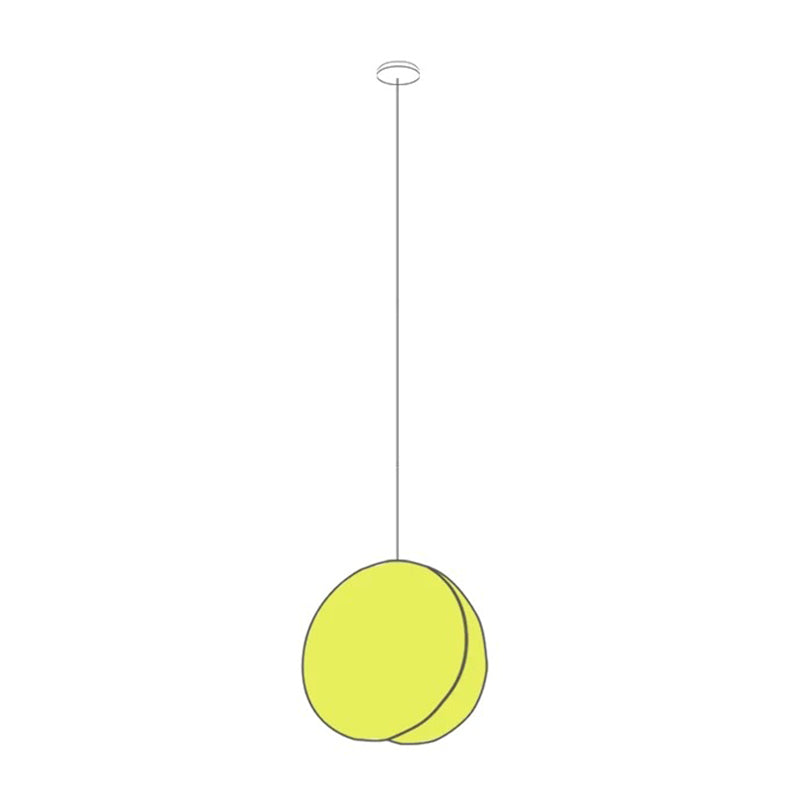 Creatieve ronde metalen stukken hangende lamp enkele lamp postmoderne stijl verlichtingsarmatuur voor de gangpad van de gang