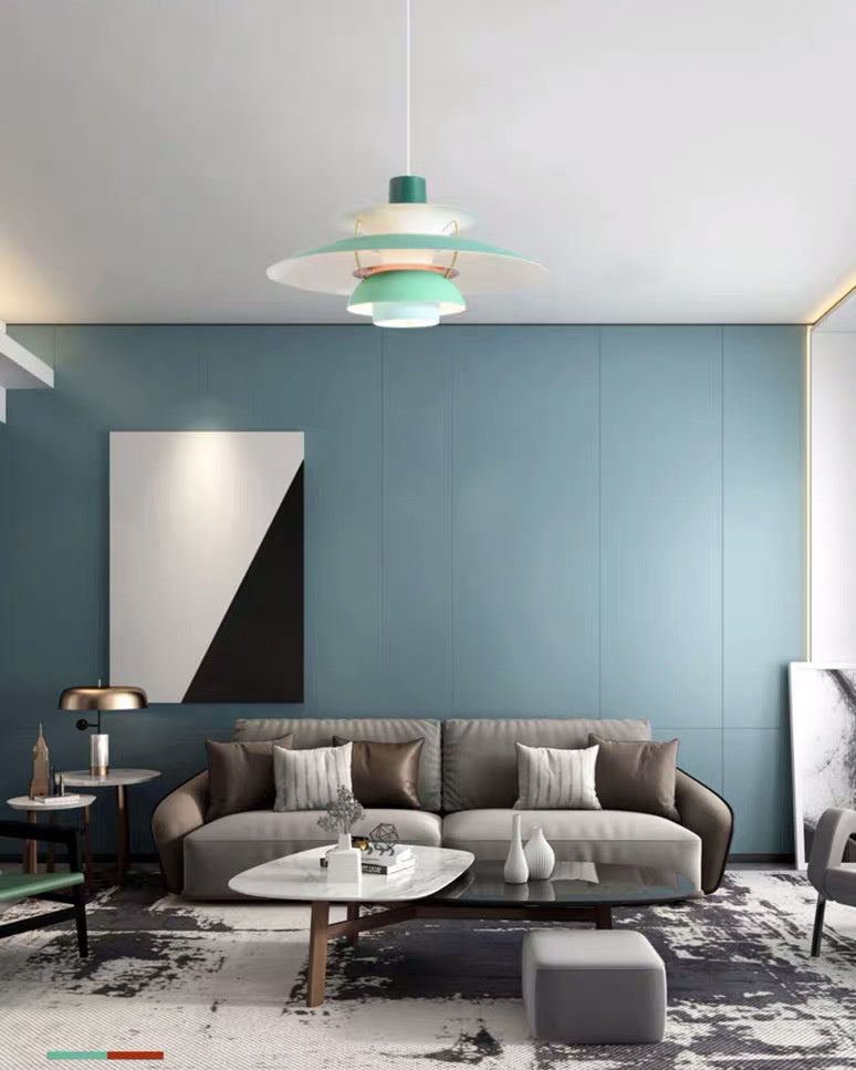 Aluminium nordique multi-couleurs en option en aluminium Light Light 1-Light Minimism Lighting Forwing For Restaurant Cafe Shop